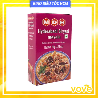 Bột gia vị cơm Nị Ấn Độ MDH Hyderabadi Biryani Masala 50gr