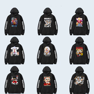 Tổng Hợp Áo Hoodie Anime One Piece - Luffy Gear5 - Mẫu hình in sắc nét Chất nỉ bô