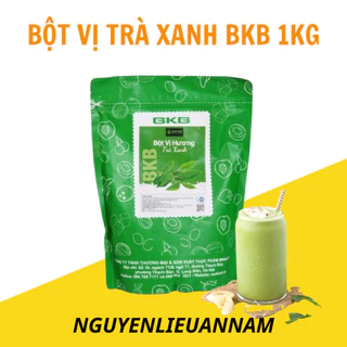 Bột vị  trà xanh BKB 1kg pha trà sữa thơm ngon, chuẩn vị