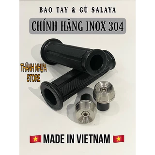 Bao tay mẫu TBT kèm gù Salaya Inox304 mọi dòng xe