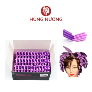 Kẹp dập xù phồng chân tóc nhựa tiện lợi hộp 36 cái