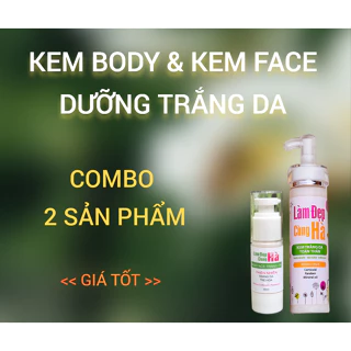 GIÁ TỐT Combo Kem Face+Kem Body LÀM ĐẸP CÙNG HÀ - tiết kiệm 30k