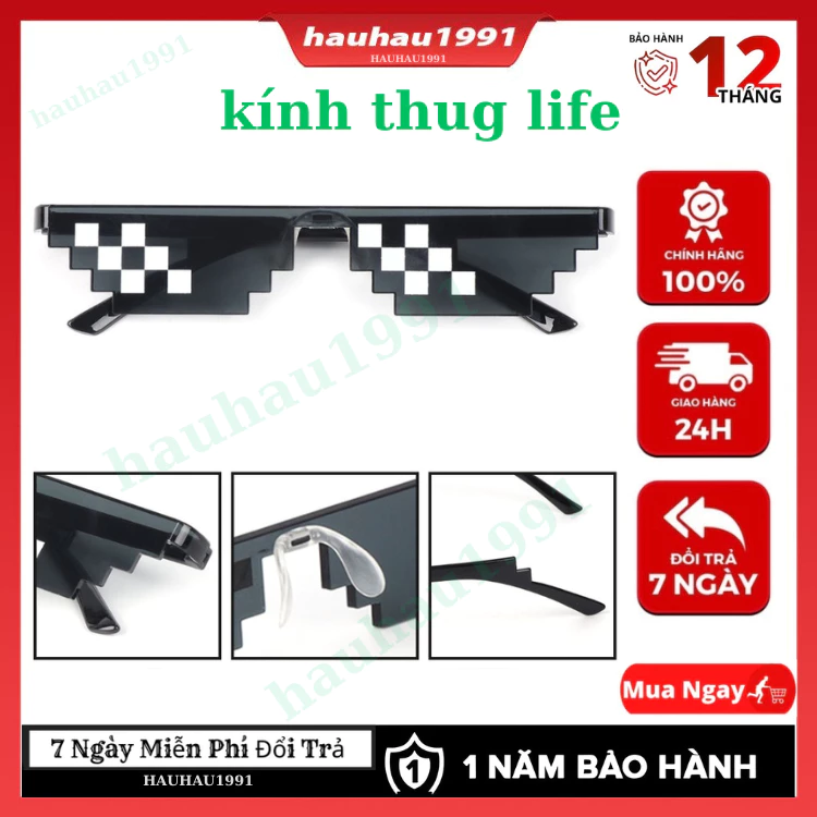 ✨Mắt Kính Thug Life Thiết Kế Thời Trang Độc Đáo