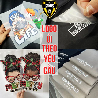 Logo in theo yêu cầu ,  tên bé , ủi balo , mác quần áo , sticker dán quần áo dễ dàng thao tác bằng bàn là cực đẹp