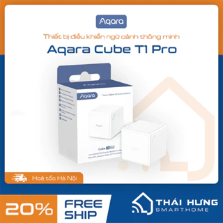 Thiết bị điều khiển ngữ cảnh Aqara Cube T1 Pro bản quốc tế, hàng chính hãng, tương thích Homekit