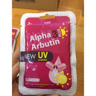 Kích Trắng và Chống Nắng New UV Alpha Arbutin 3 Plus Thái Lan (vĩ 10v)