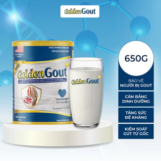 Sữa non Golden Gout 650g chuyên biệt cho người bị gout và xương khớp, tăng đề kháng Hiweight