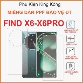 Miếng dán Ppf Oppo Find X6 / X6 Pro Miếng dán nhám chống bám vân tay