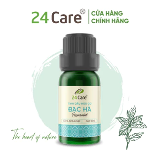 Tinh dầu Bạc Hà 24Care dung tích 10ml/50ml/100ml/dạng treo 8ml