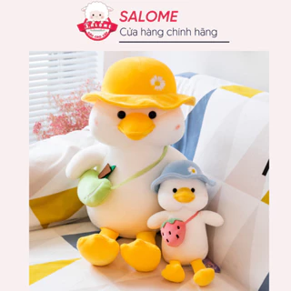 Gấu Bông Con Vịt Vàng 20cm 69k, Vịt Trắng Đội Mũ Dễ Thương SALOME