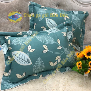 Vỏ gối nằm lót bông + ruột Cotton 100% , Áo gối nằm lót bông + ruột 45x65cm