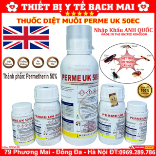 Thuốc Diệt Muỗi Perme UK 50EC 100ml, 250ml - Nhập Khẩu Anh Quốc