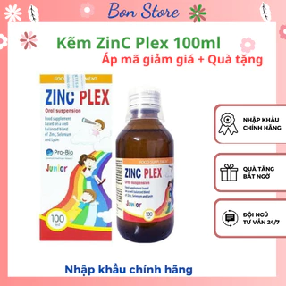 ZinC Plex - Bổ sung kẽm, vitamin tổng hợp cho bé. Hỗ trợ tăng sức đề kháng, kích thích tiêu hóa, ăn ngon miệng