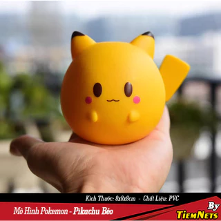 Mô Hình Pikachu Mập Siêu Cute