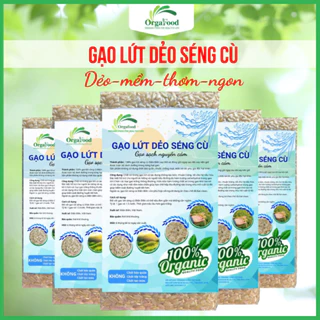 Gạo lứt dẻo Séng Cù Điện Biên 1kg, Cơm mềm, dẻo, vị ngọt, nấu không cần ngâm, ăn kiêng, eatclean