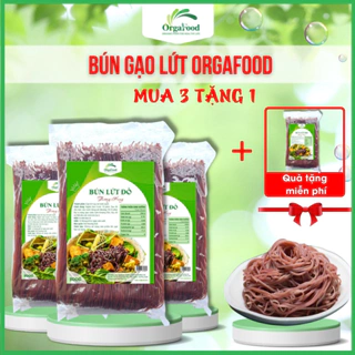 Bún gạo lứt Orgafood [mua 3 tặng 1] eatclean, ăn kiêng, giảm cân, cho người tiểu đường