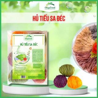 Hủ tiếu gạo lứt, rau củ Sa Đéc túi 500g (7 vắt) ăn kiêng, giảm cân, eatclean