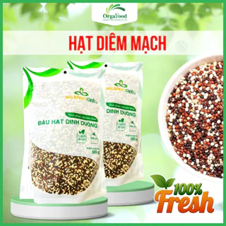 Hạt diêm mạch quinoa mix 3 màu hữu cơ túi 500g nhập khẩu Peru