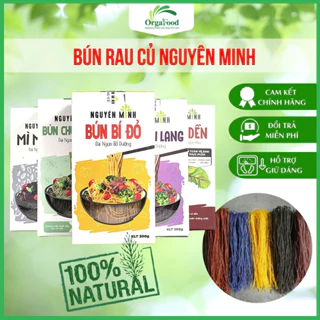 Bún rau củ giảm cân Nguyên Minh hộp 300g, bún rau củ cho bé ăn dặm, eatclean healthy cho người ăn kiêng