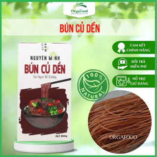 Bún củ dền Nguyên Minh hộp 300g, eatclean, bún ăn kiêng, giảm cân