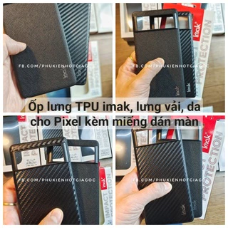 (Tặng dán màn) Ốp chống sốc Imak dẻo TPU vân da , carbon Google Pixel 6 Pro / Pixel 6