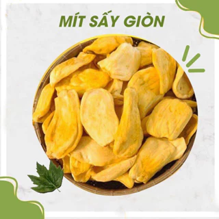 Mít sấy giòn Đà Lạt nguyên cánh, Mít sấy khô giòn rụm, thơm ngon Nhà Lá