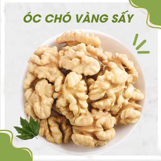 Nhân Hạt óc chó vàng Nhà Lá, Hạt óc chó vàng Mỹ nhập khẩu cao cấp Date mới thơm ngon