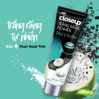 Kem Đánh Răng Closeup Giúp Làm Trắng Răng Tự Nhiên Sau 2 Tuần Với Chiết Xuất Dừa Và Than Hoạt Tính 1800G/Tuýp Ngoct