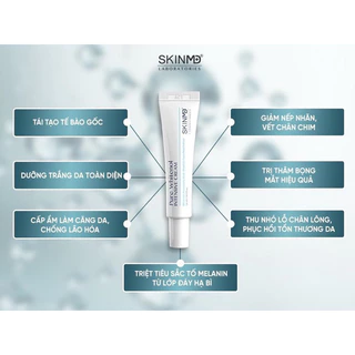 [CTY]☘Kem dưỡng trắng da SkinMD Pure Whitenol Intensive Cream 15ml | Chính hãng