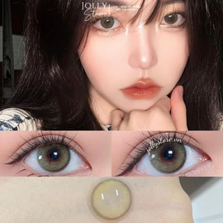 Lens LUNA EYES - Kính áp tròng Green 434 không giãn cận từ 0-6 độ JOLLY STORE