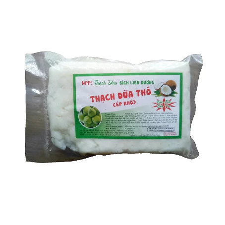 THẠCH DỪA THÔ BÍCH LIÊN DƯƠNG 1kg - tặng kèm hương dừa giá cho khách sỉ và lẻ