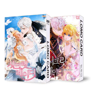 (không kèm hộp) Hộp ảnh lomo in hình SECRET LADY QUÝ CÔ BÍ ẨN manhwa anime chibi 30 tấm