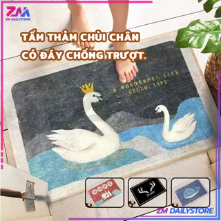 🎁 Thảm lau chân 🍀 THẢM LAU CHÂN ,THẢM CHÙI CHÂN CHỐNG TRƠN TRƯỢT SIÊU THẤM NHÀ TẮM , NHÀ BẾP 40x60CM