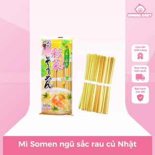 Mì Somen ngũ sắc rau củ Nhật 300g - Shop Khang Baby