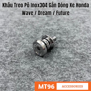 Khâu Treo Pô Salaya Inox Cho Xe Honda Wave Dream Future Các Đời Chuẩn Inox304