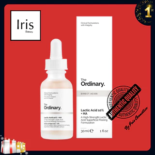 Serum Sáng da giảm thâm Lactic Acid 5% / 10% + HA - The Ordinary 30ml (spa)