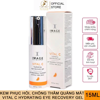 Kem Phục Hồi Và Chống Thâm Quầng Mắt - Image Skincare VITAL C Hydrating Eye Recovery Gel 15ml