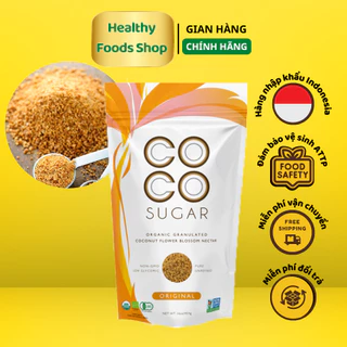 Đường Mật Hoa Dừa Hữu Cơ PT Coco Sugar túi 454g - Tốt Cho Bệnh Nhân Tiểu Đường, KETO