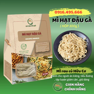 Mì hạt đậu gà tươi , mì rau củ hữu cơ hộp 300g