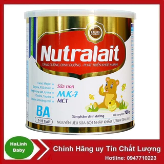 Sữa Bột Nutralait BA (700g) Cho trẻ nhẹ cân.