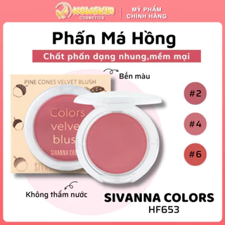 Phấn má hồng Sivanna Pine Cones Velvet Blush HF653