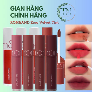 SON KEM LÌ, LÊN MÀU SIÊU CHUẨN ROM&ND NEW ZERO VELVET TINT 5.5G