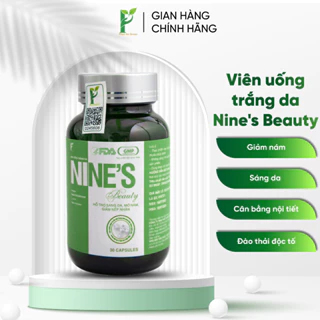 Viên uống đẹp da Nine's Beauty Phan An Garden giúp đẹp da mờ nám hộp 30 viên