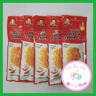 5 gói Snack hình đùi gà thơm cay Thế Giai giòn cay thơm ngon, đồ ăn vặt cổng trường hot nhất