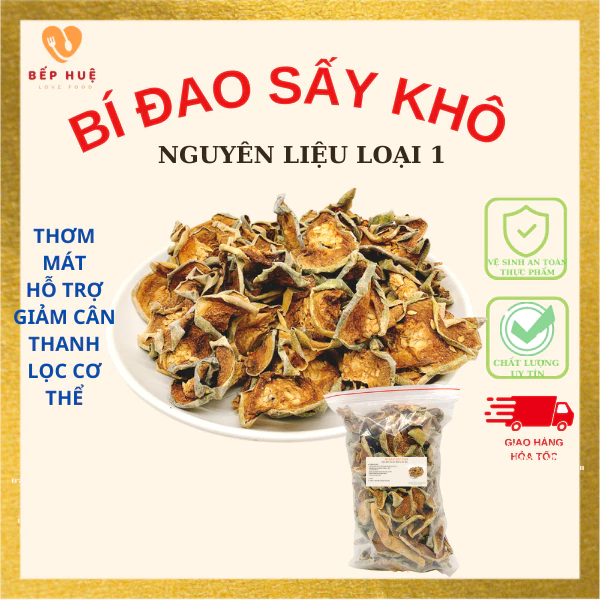 Bí đao sấy khô làm trà sâm bí đao giảm cân thanh nhiệt thanh loc cơ thể