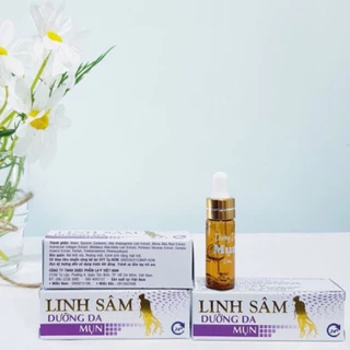 Serum mụn Siêu Tốc 24h Linh Sâm 5ml -giúp làm mờ vết thâm sẹo trên da, se khít lỗ chân lông