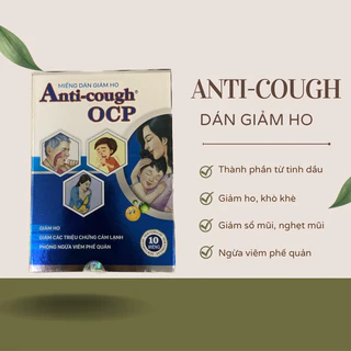 MIẾNG DÁN GIẢM HO ANTI-COUGH