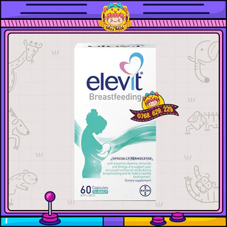 Vitamin Elevit tổng hợp cho phụ nữ sau sinh 60v của Úc