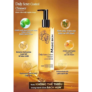 Sữa rửa mặt ngừa Mụn chiết xuất rau má Daily Acnes Control Cleanser Magic Skin