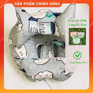 (Giá Sốc) Gối Chữ C đa năng, Gối Tai Voi Cho Bé Chính Hãng MomMon